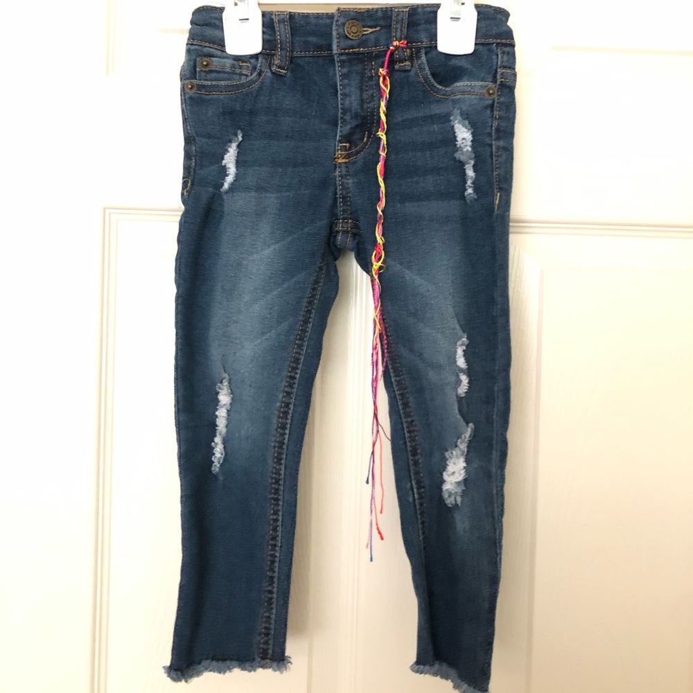 Lucky Brand distressed skinny jeans